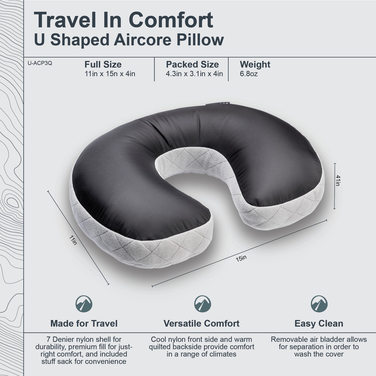 AirCore Pillow U shaped