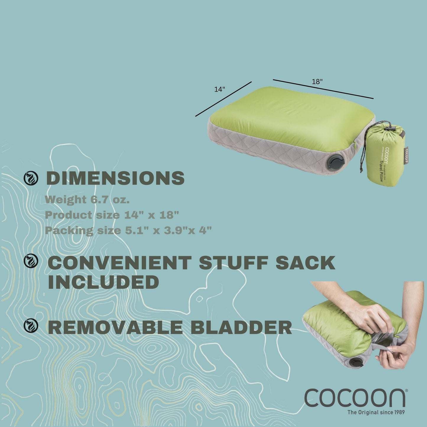 Replacement Bladder for AirCore Ultralight Medium 14 x 18
