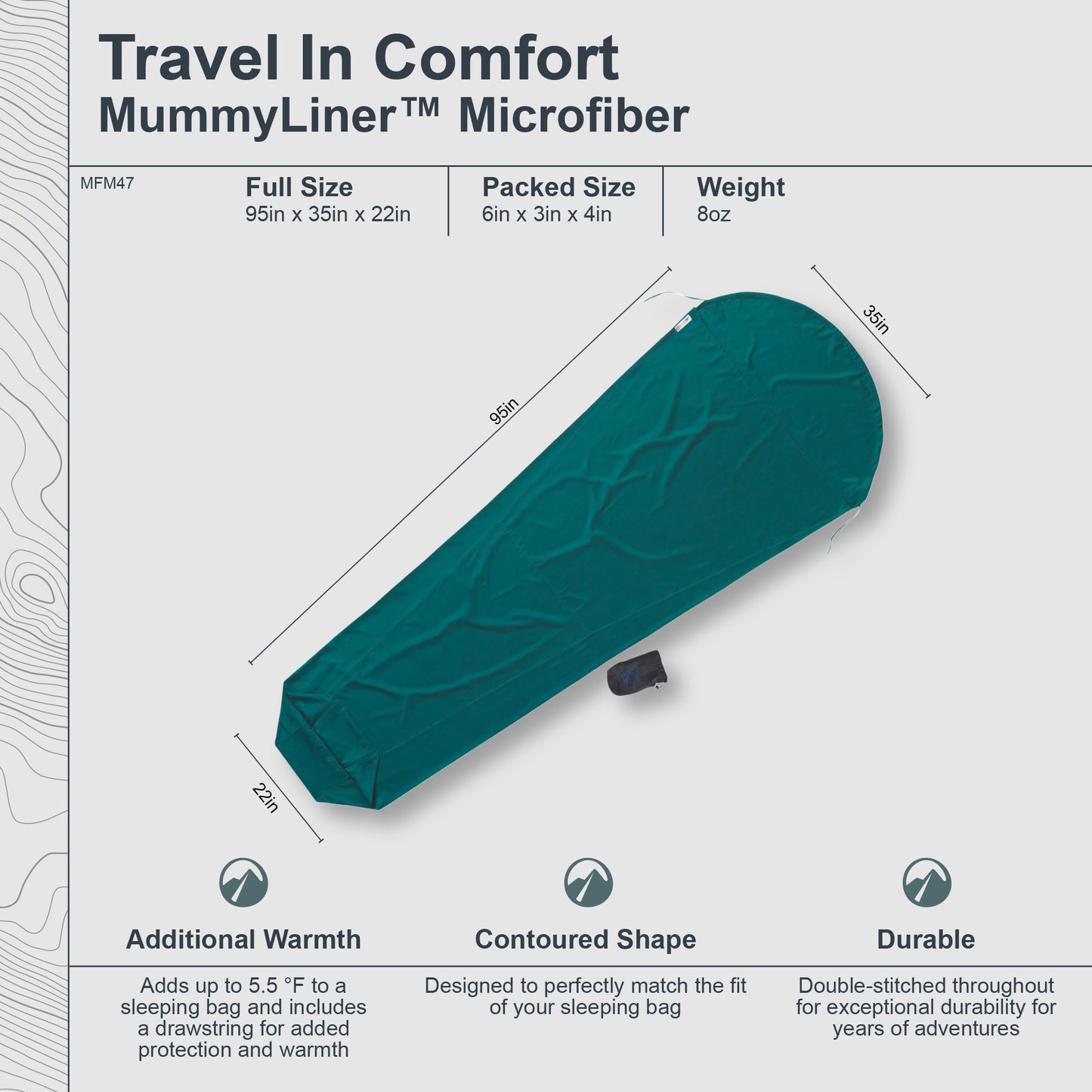 MummyLiner™ Microfiber
