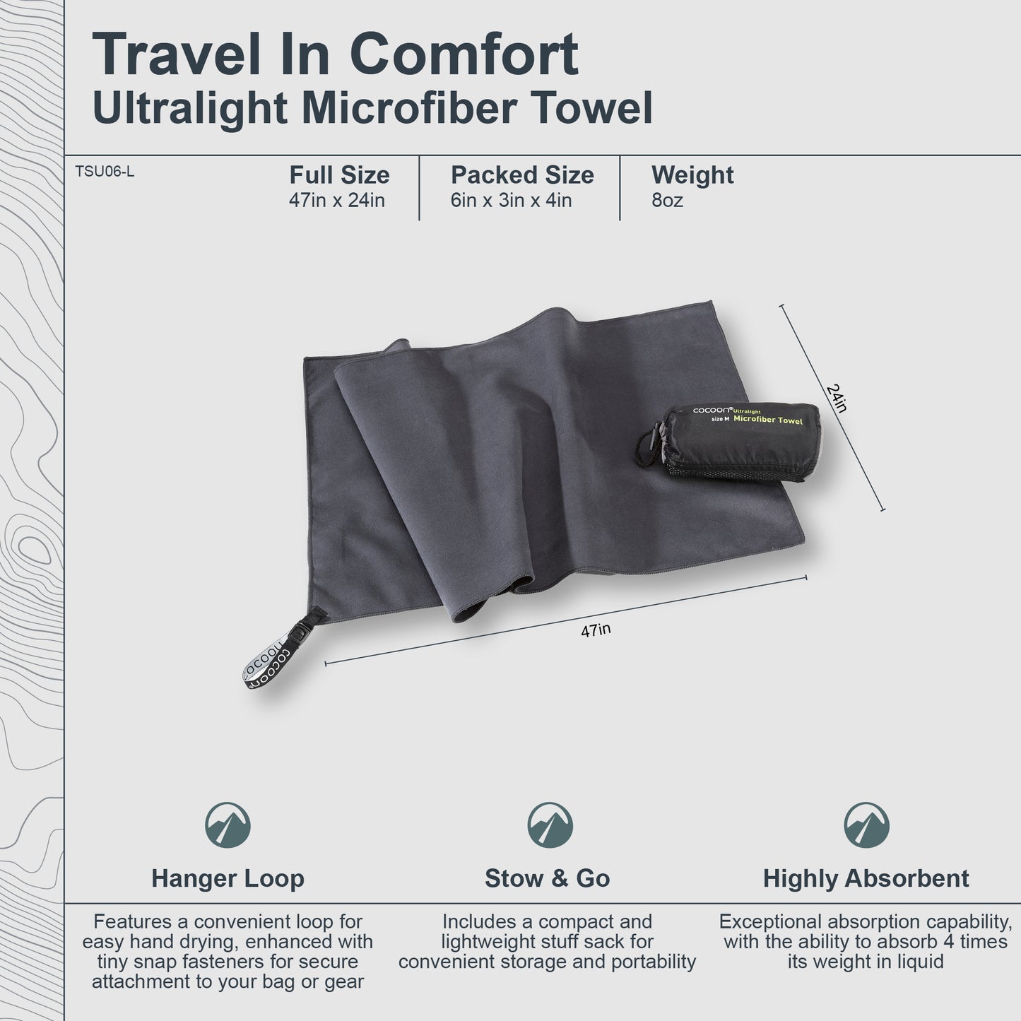 Ultralight Microfiber Towel