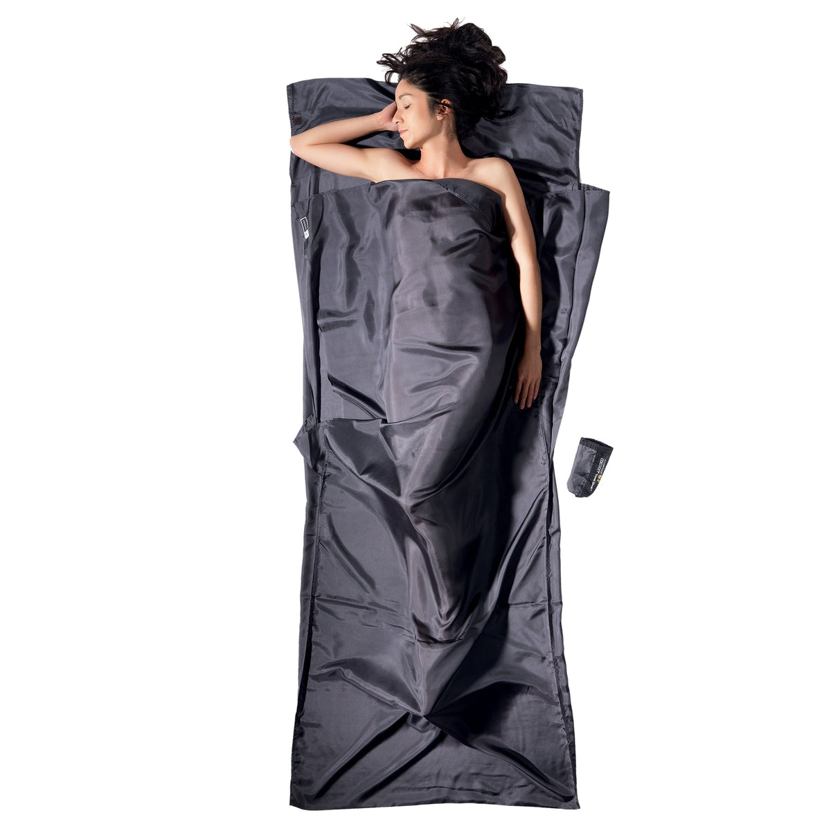 COCOON Travel Sheet 100% Silk 220x90cm 快適グッズ・旅行小物