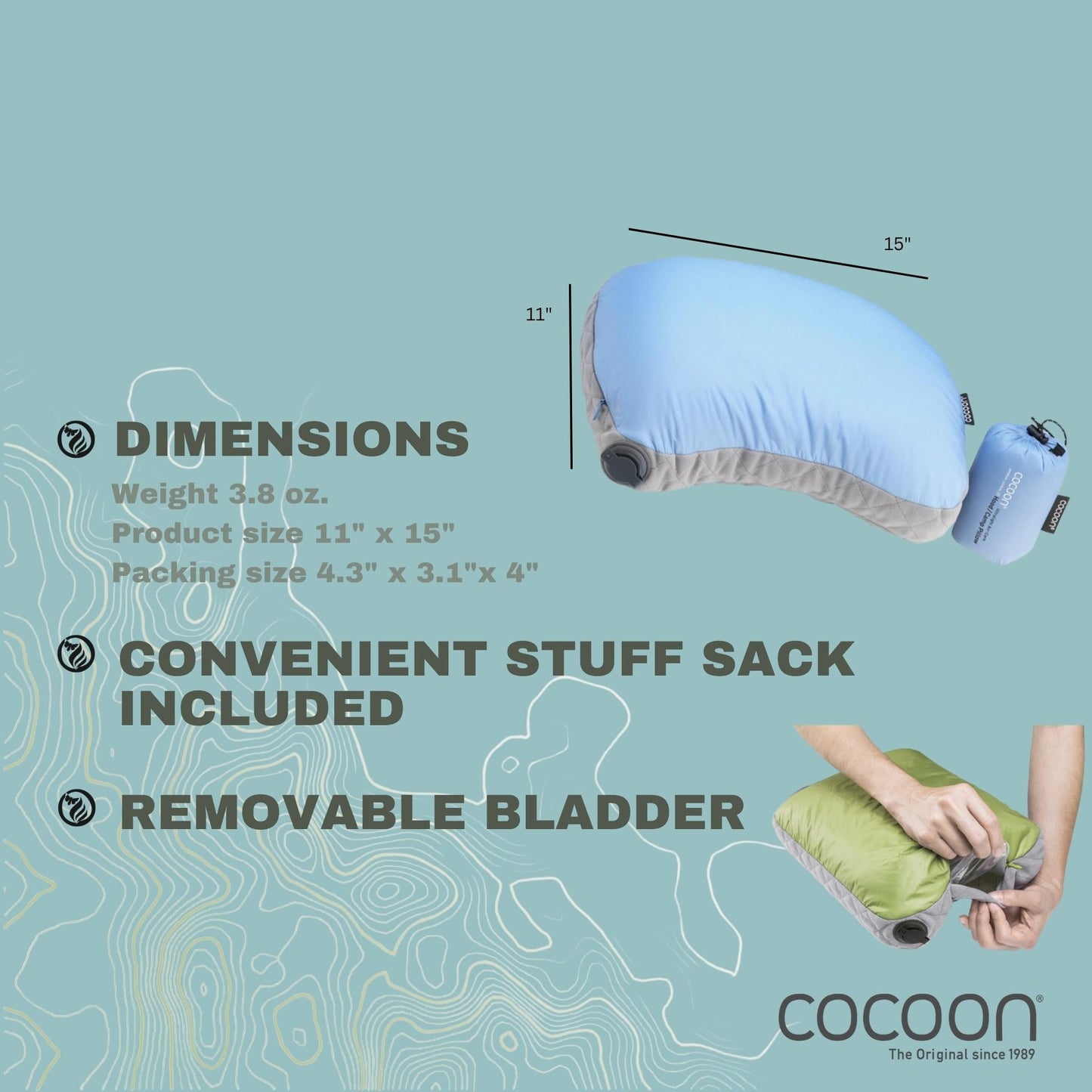 Replacement Bladder for AirCore Hood / Camp H-ACP3-UL