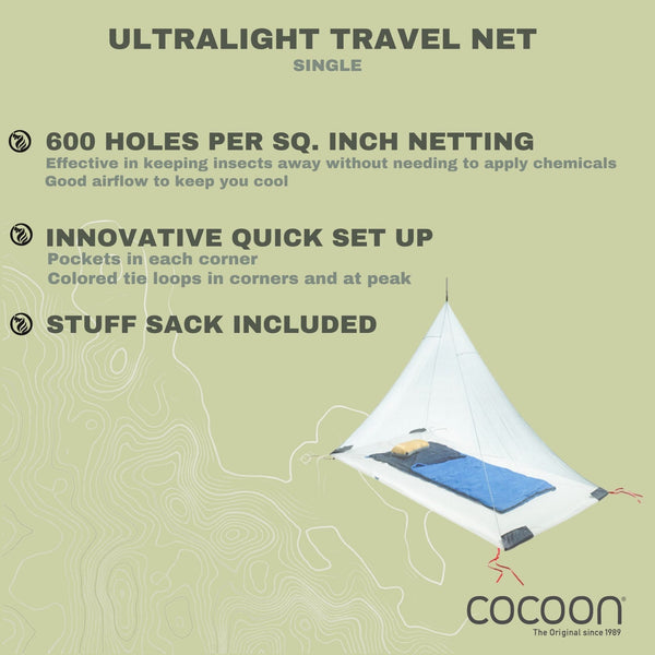 Travel Net Ultralight Single - COCOON USA