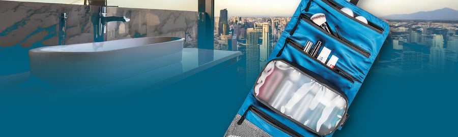 Travel Toiletry Kits Water + Stain Resistant Toiletry Kits