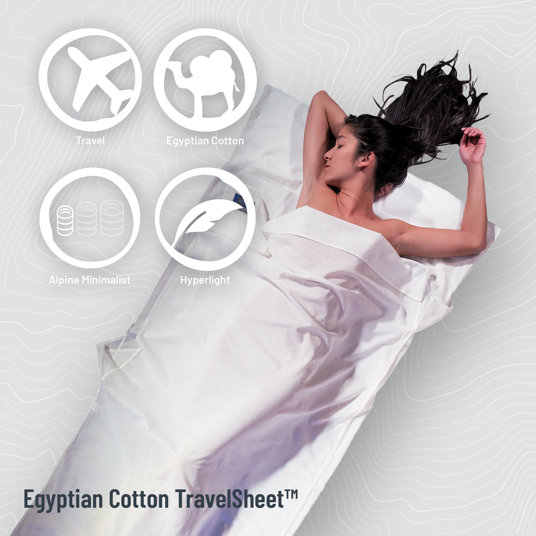 Egyptian Cotton Travel Sheet for Two | Cocoon – COCOON