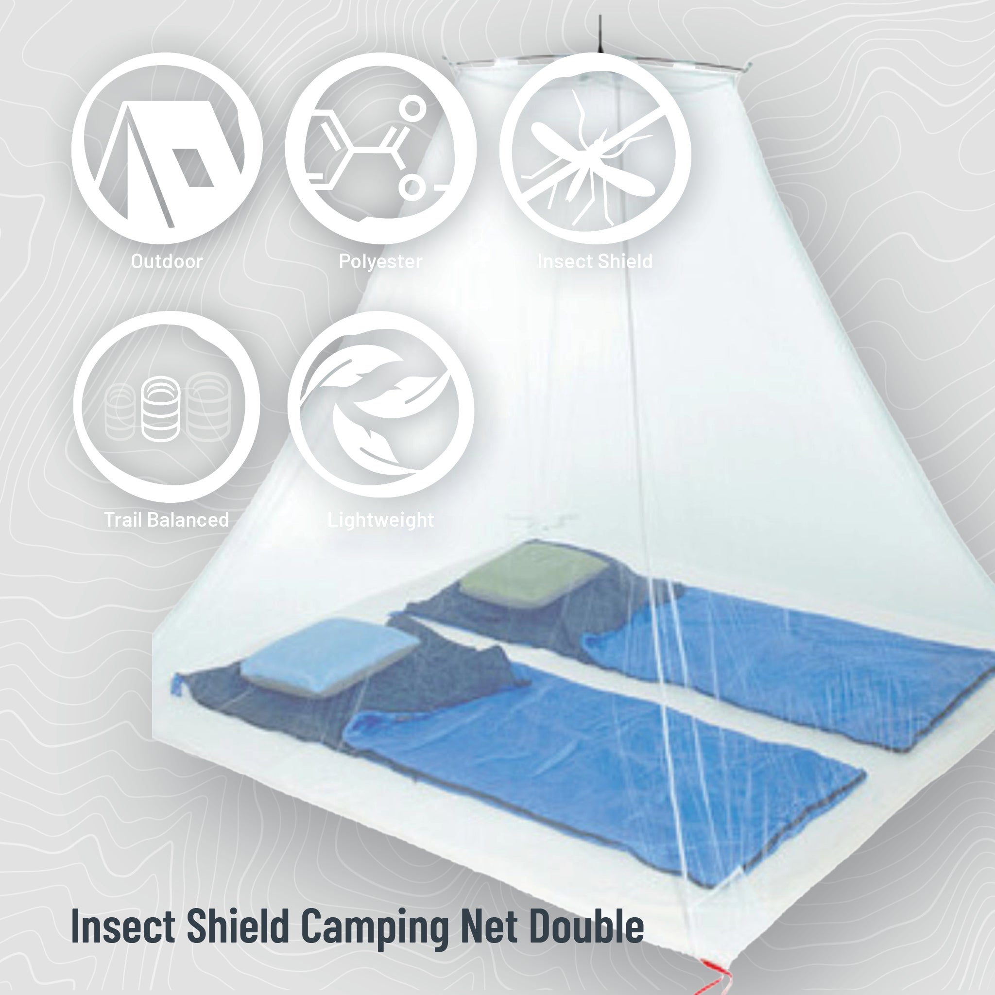 Mosquito Net for Camping | Insect Shield® Double | COCOON