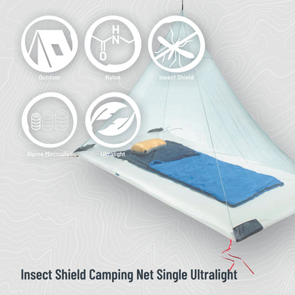 Insect Shield® Camping Net Ultralight Single