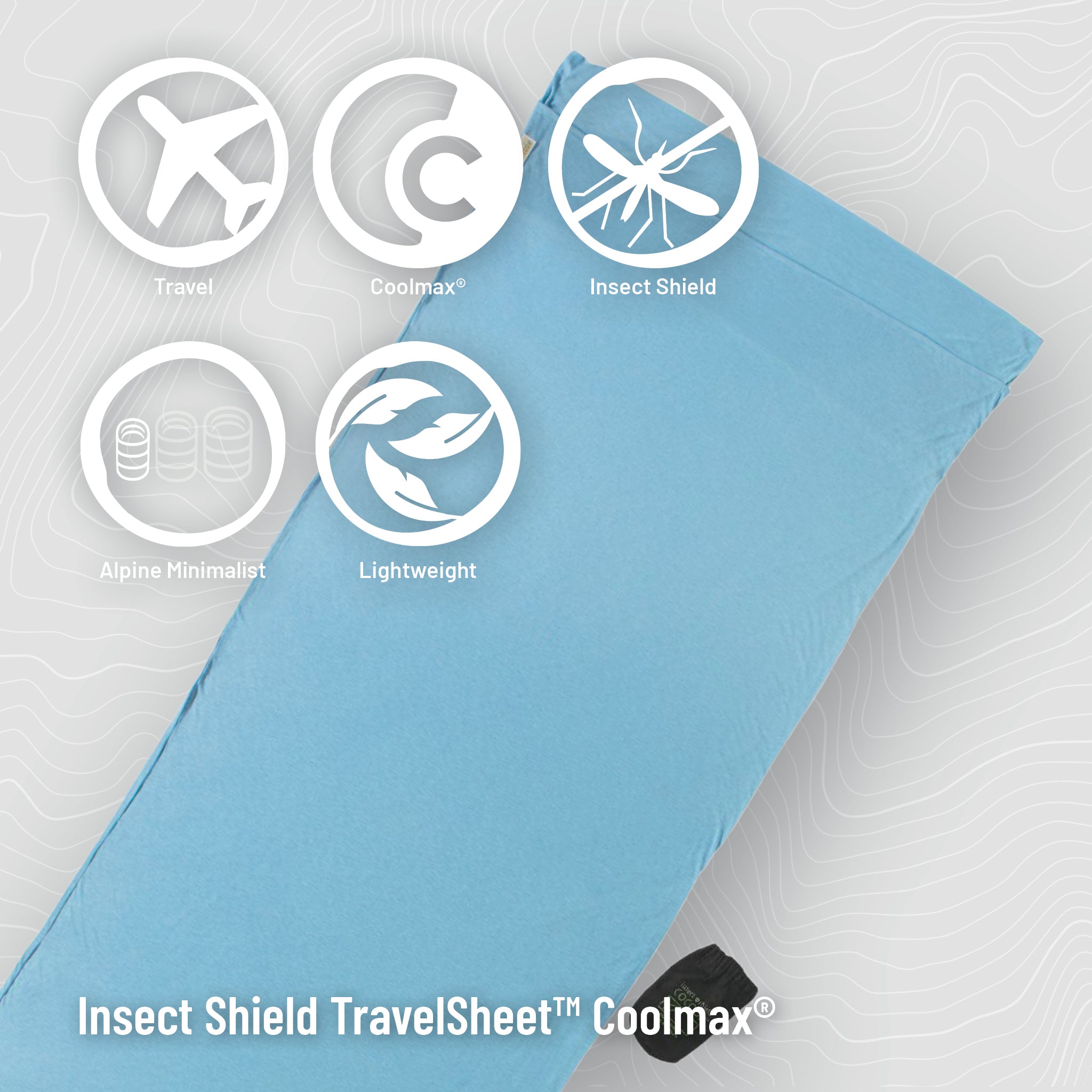 Travel Sleep Sack | Insect Shield® COOLMAX® | COCOON