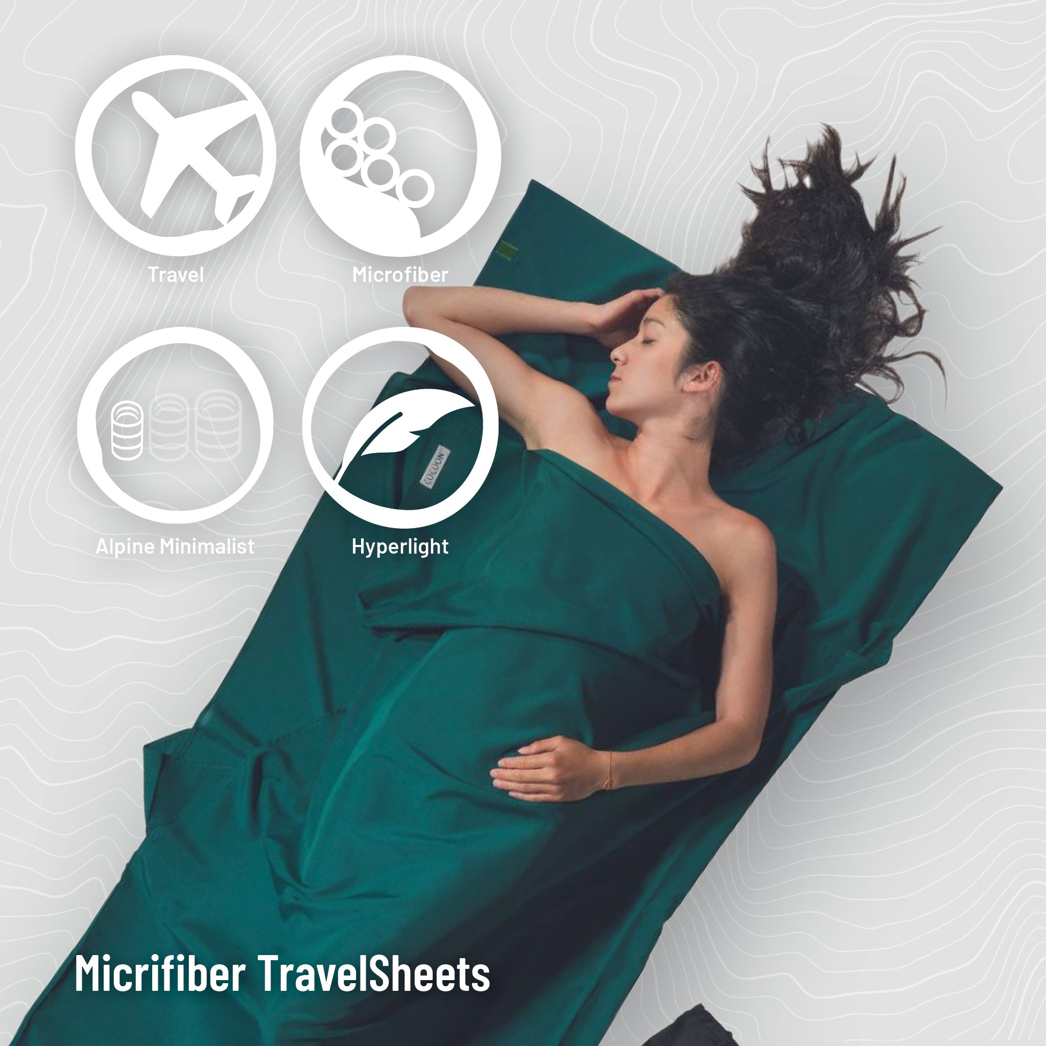 Travel Sleep Sack | Microfiber | COCOON