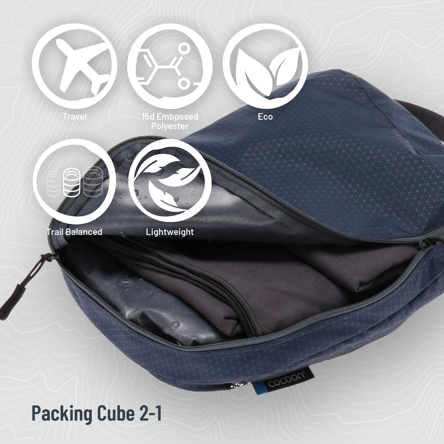 Two-In-One Separated Packing Cube