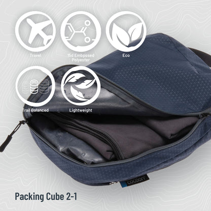 Two-In-One Separated Packing Cube