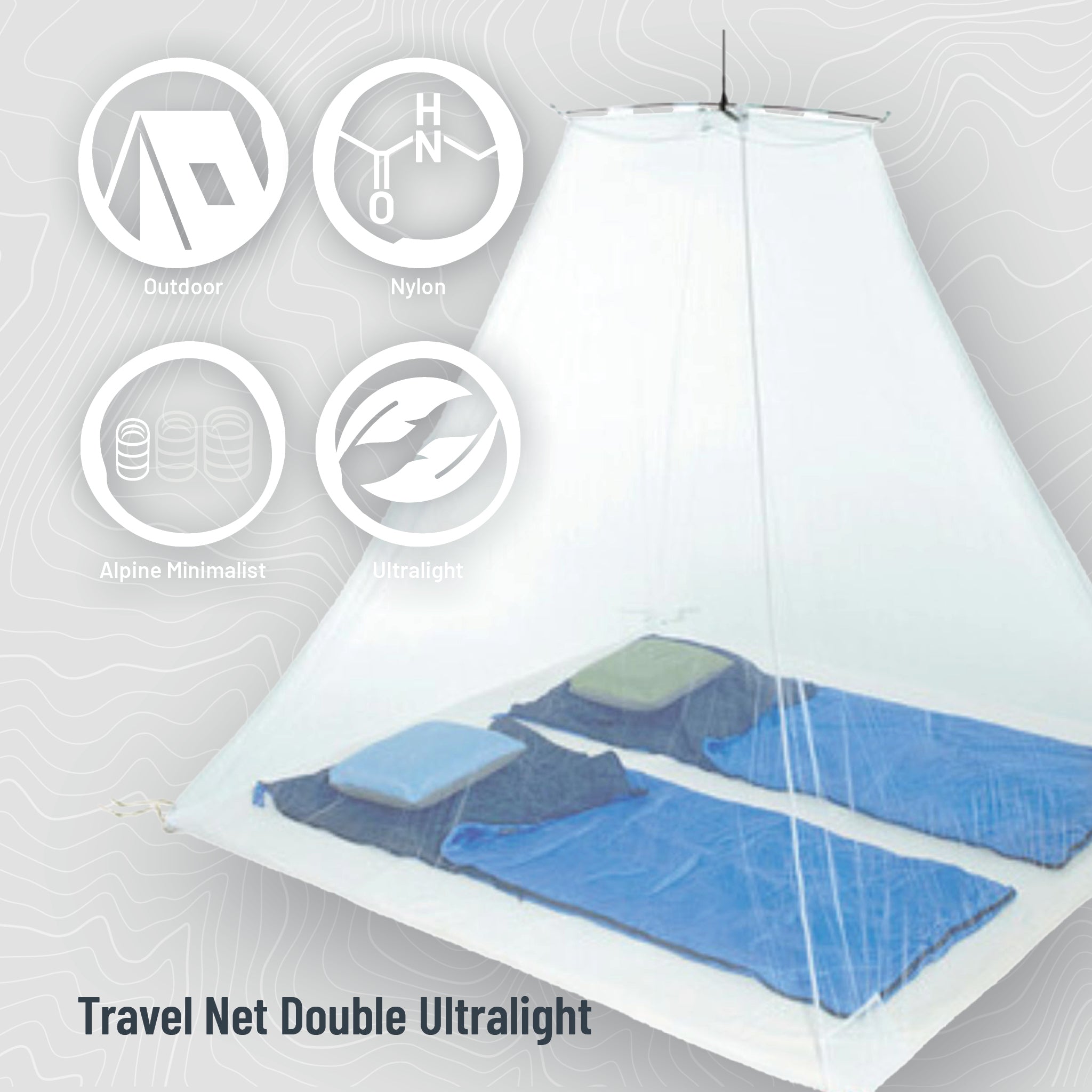 Travel Mosquito Net | Ultralight Double | COCOON