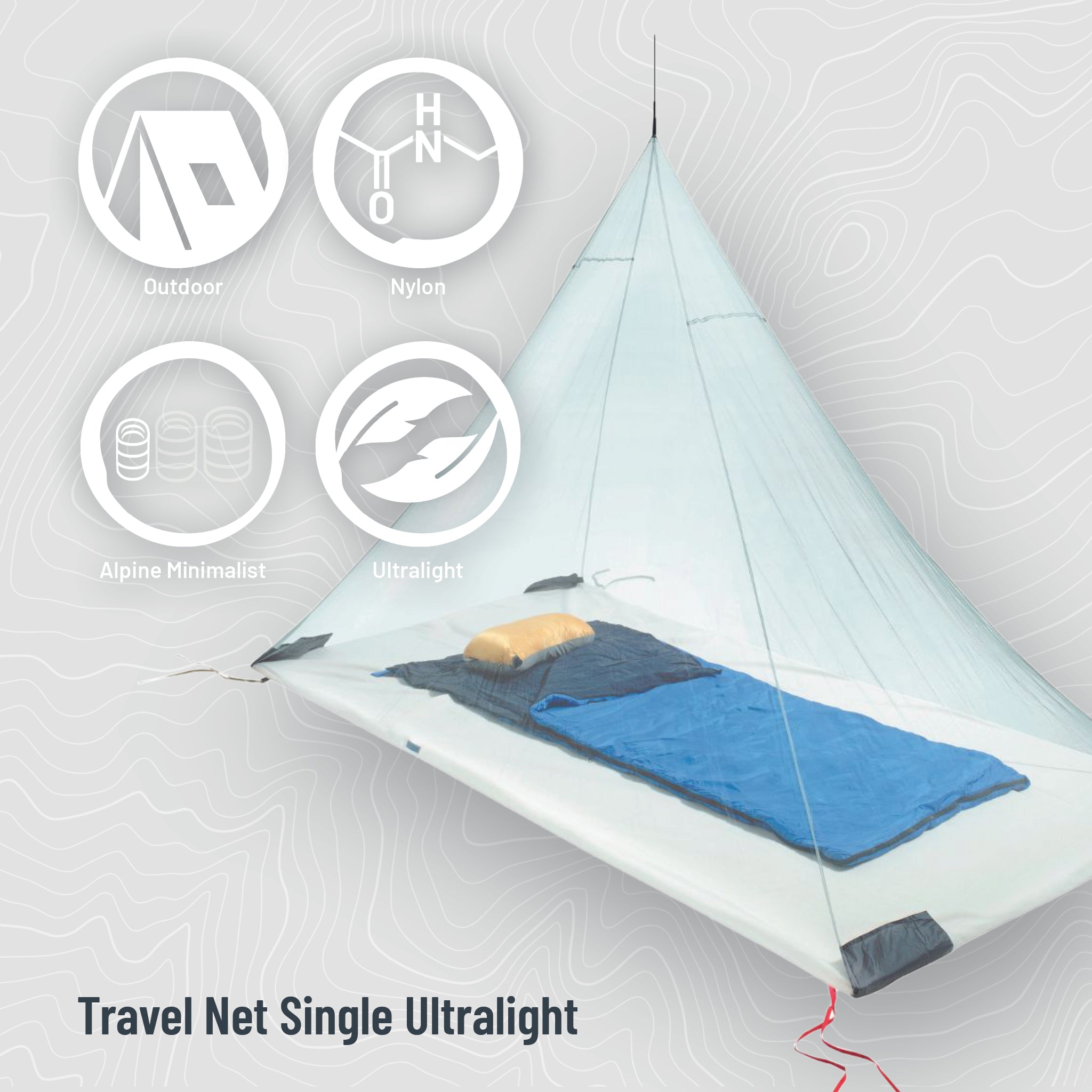Travel Mosquito Net | Ultralight Single | COCOON