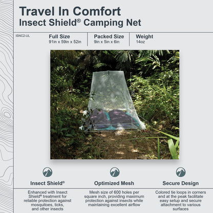 Insect Shield® Camping Net Ultralight Double