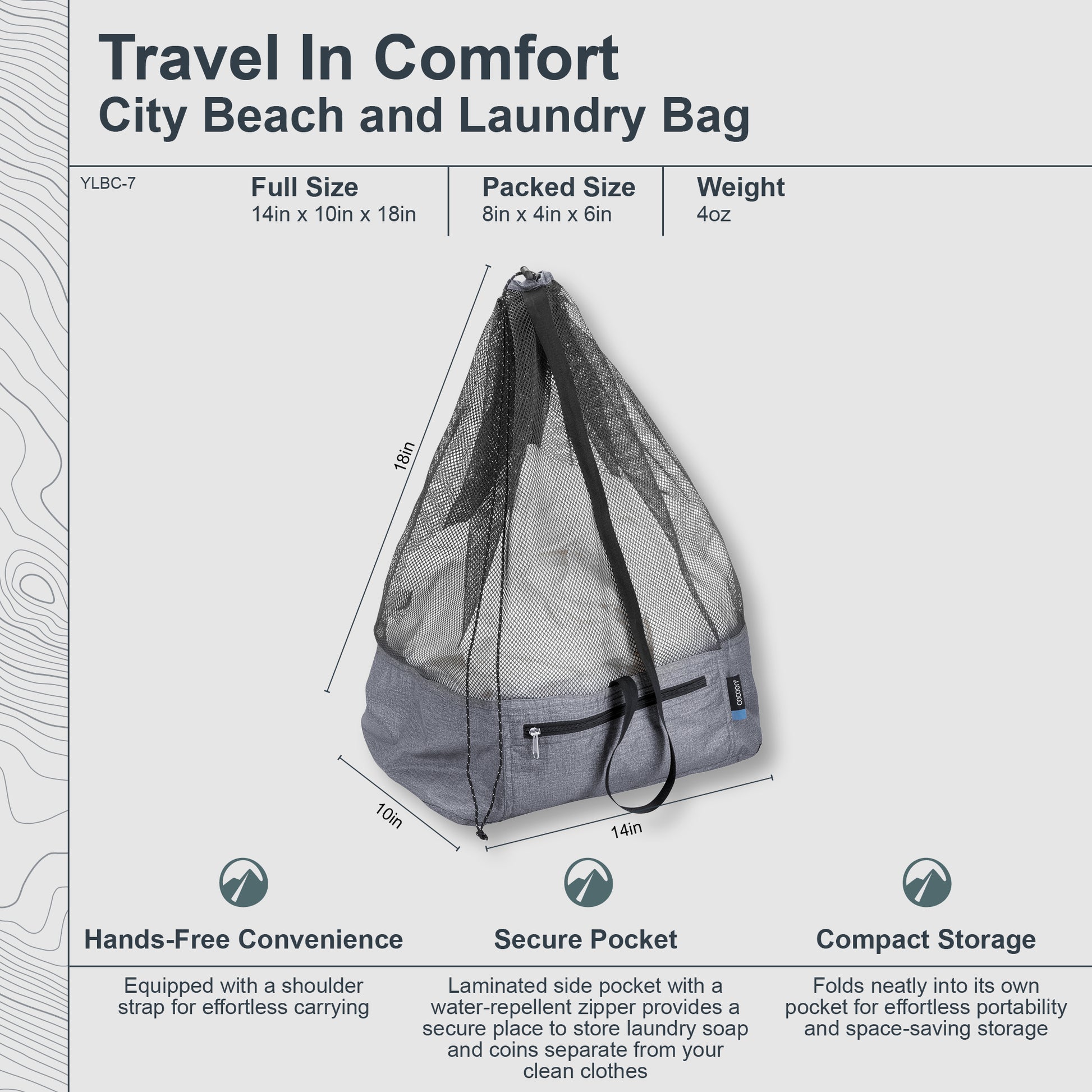 Traveler & City Laundry Bag Large