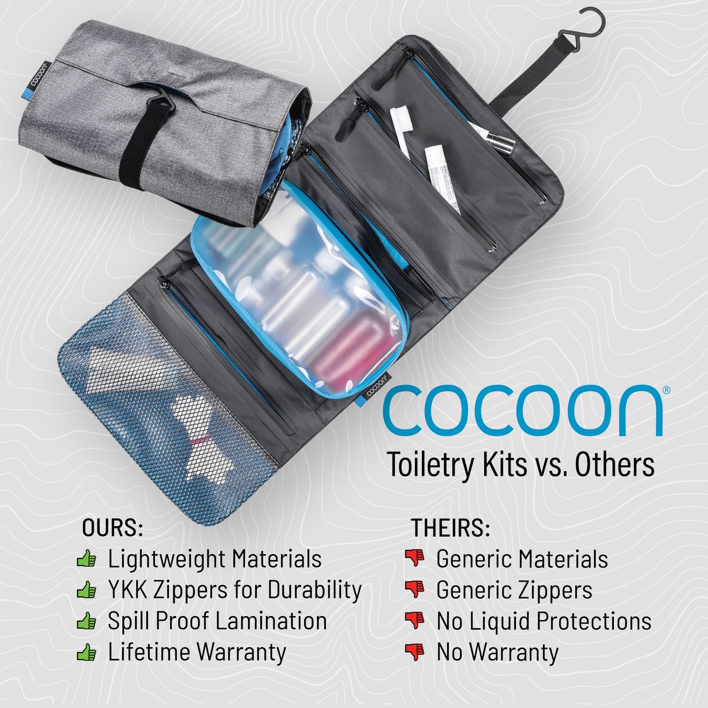 Minimalist Hanging Toiletry Kit