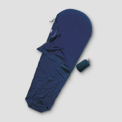 MummyLiner™ Microfleece - Dark Petrol - Left Side Zipper