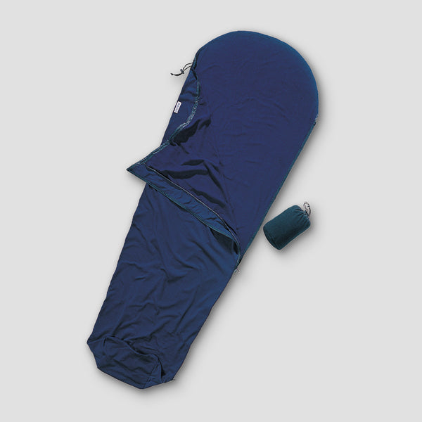 MummyLiner™ Microfleece - Dark Petrol - Left Side Zipper – COCOON