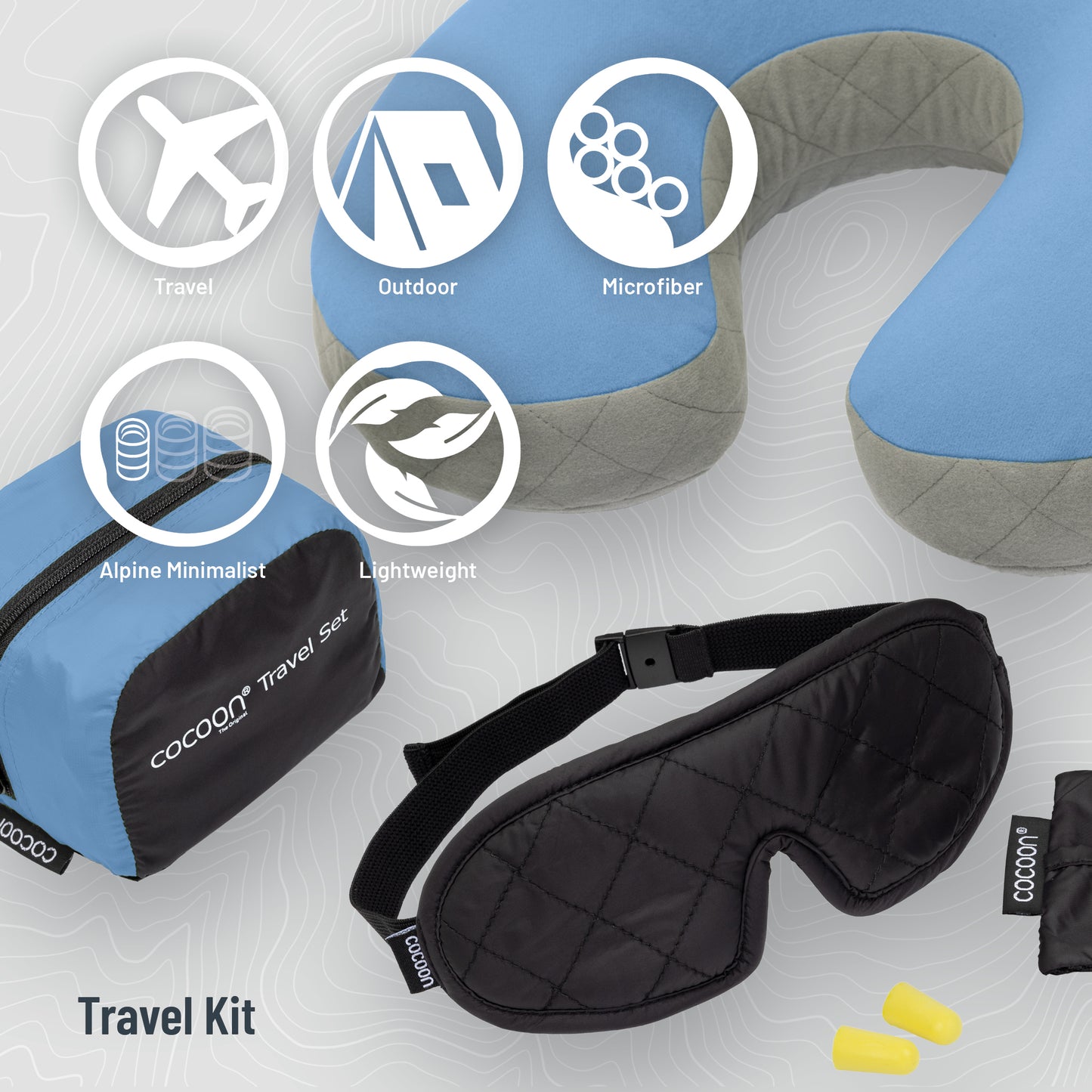 4 Piece Ultralight Travel Set