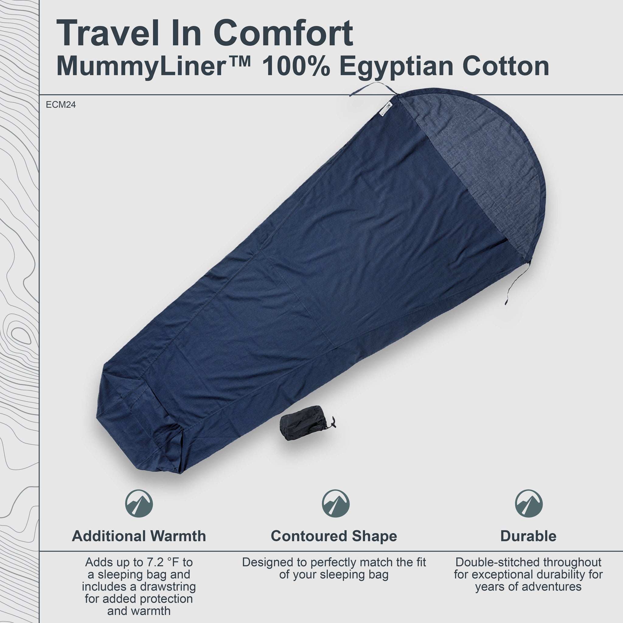 Women's Mummyliner™ Egyptian Cotton Small - Cocoon Travel