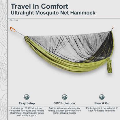 hängematte cocoon Hammock with Mosquito Net | Ultralight