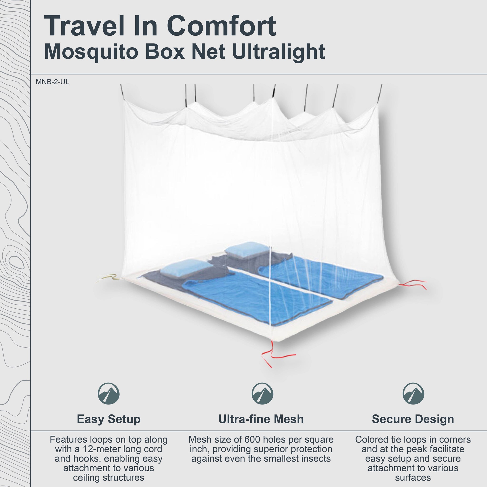 Boxy Net Mosquito Box Net Ultralight Double