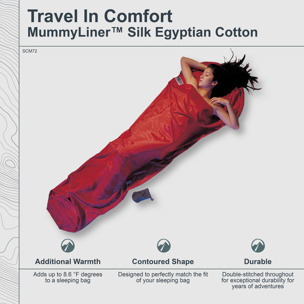 COCOON - Premium - MummyLiner Silk / Egyptian Cotton
