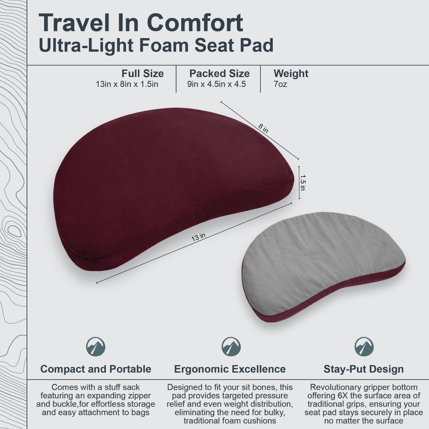 Ultralight Travel Seat Pad- COMING SOON