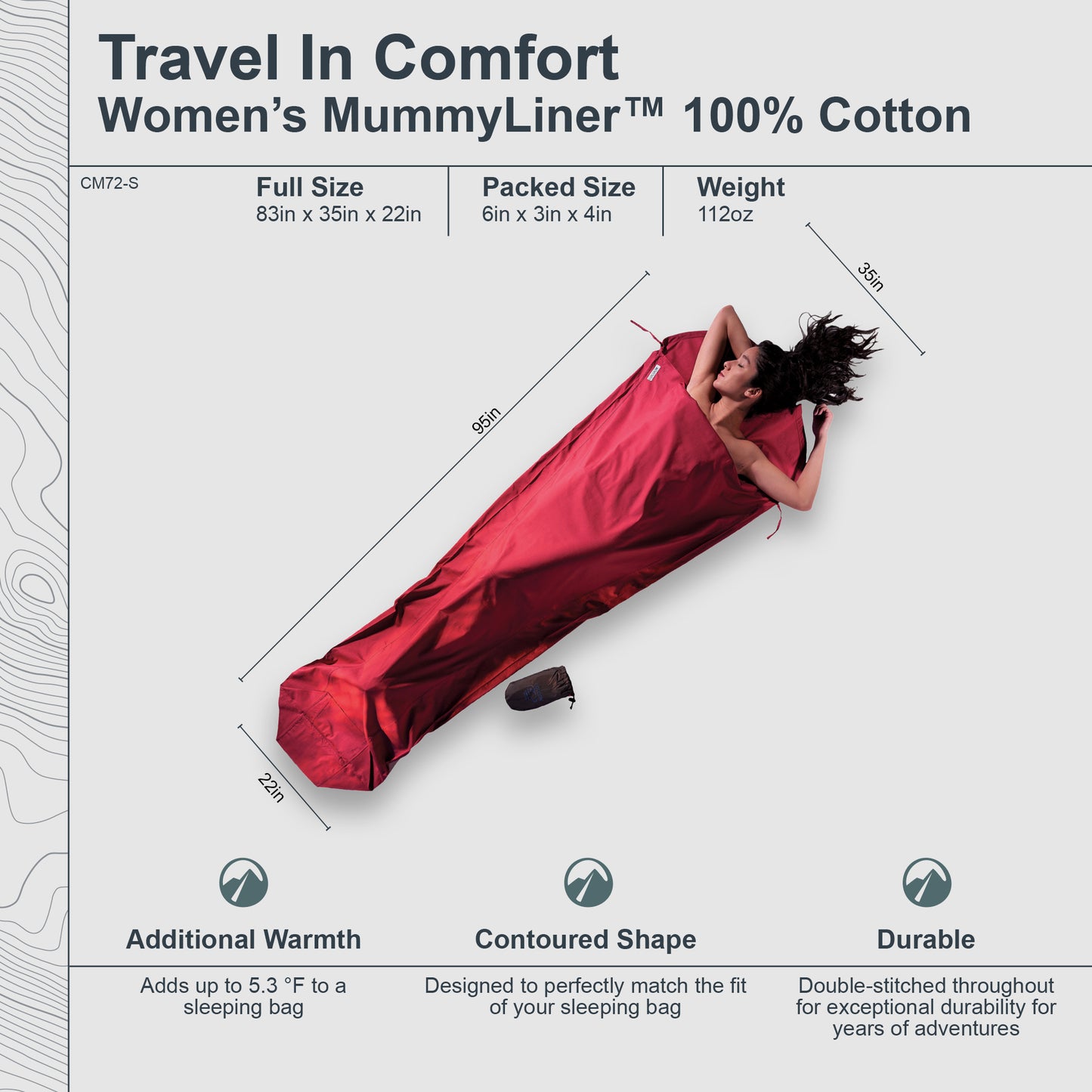 MummyLiner™ Cotton - Small
