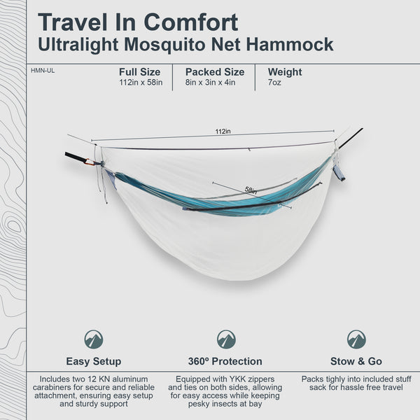 Mosquito Net for Hammock Ultralight