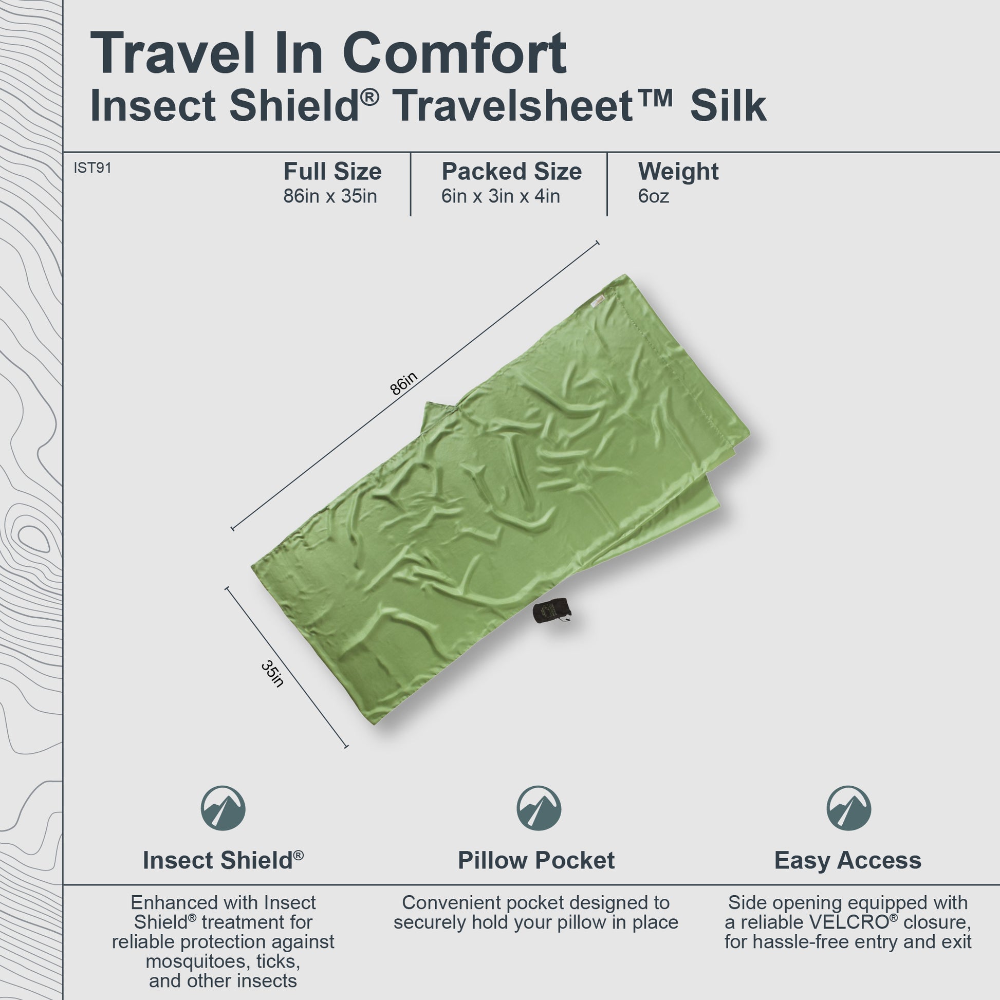 cocoon travelsheet silk insect shield schlafsack inlett Insect Shield Silk Sleeping Bag Liner