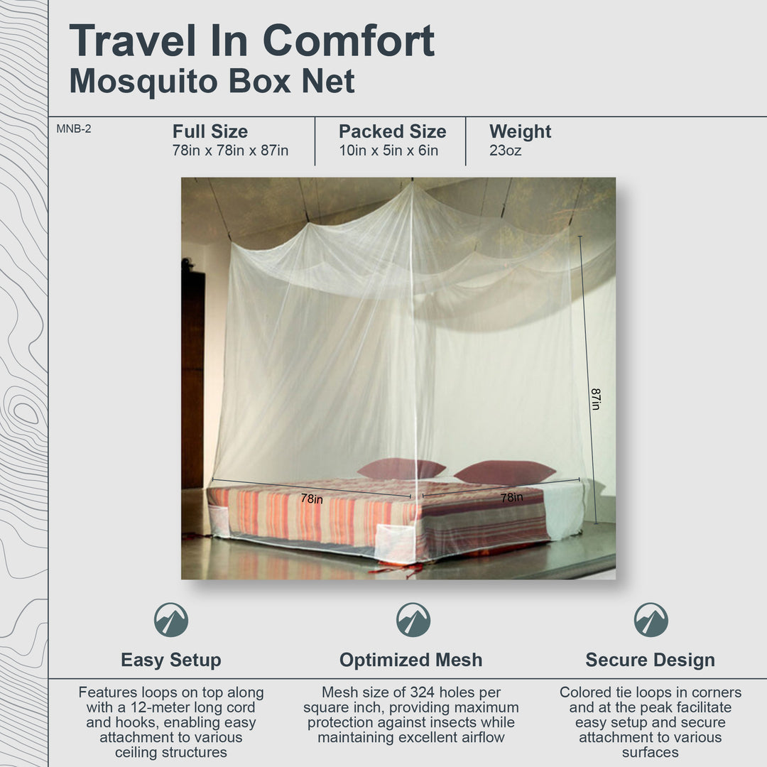 Boxy Net Mosquito Box Net Double
