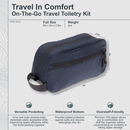 dorco travel toiletry bag Latico Leathers South Side Kit everything has its place in the Viaje Toiletry Kit Cocoon - Premium - On-The-Go