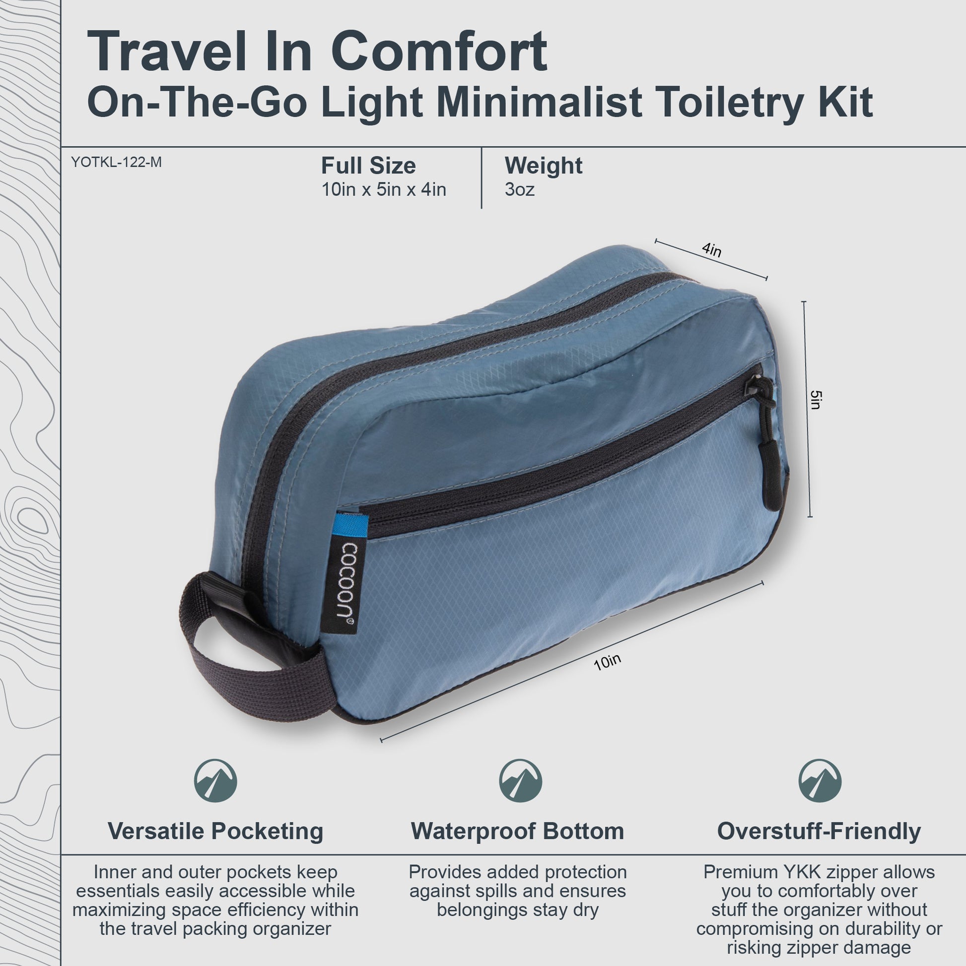 Toiletry Bags for Traveling | Light
