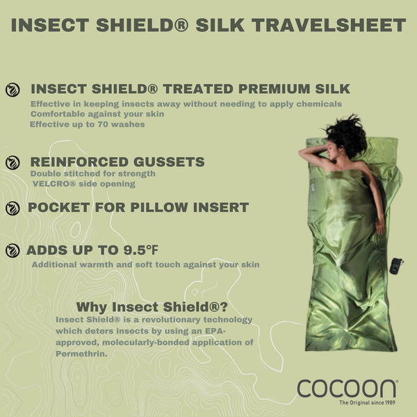 Insect Shield® TravelSheet™ Silk