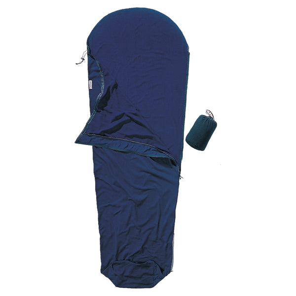 MummyLiner™ Microfleece - Dark Petrol - Left Side Zipper