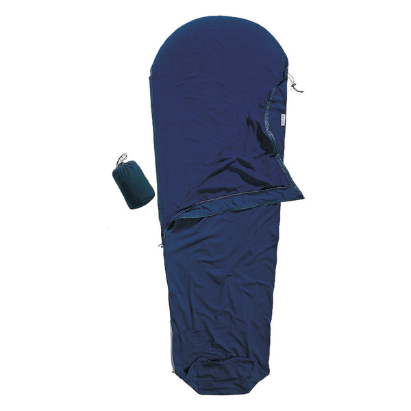 MummyLiner™ Microfleece - Dark Petrol- Right Side Zipper
