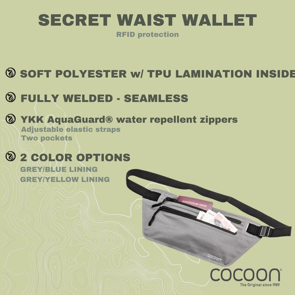 RFID Secret Waist Wallet