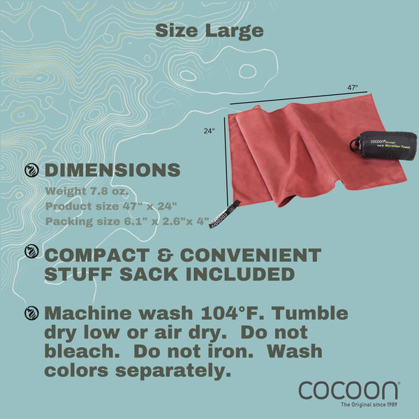 Cocoon Microfiber Ultralight XL Microfiber Towel - Other - Camping