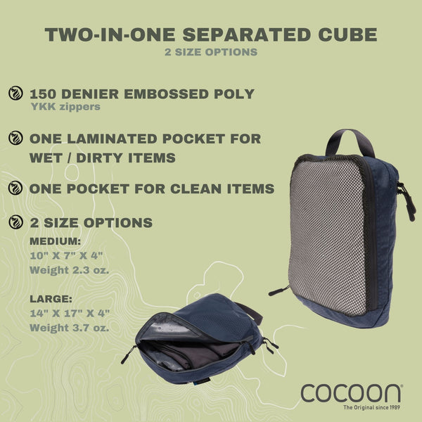 Two-In-One Separated Packing Cube
