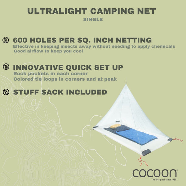 Camping Net Ultralight Single - COCOON USA